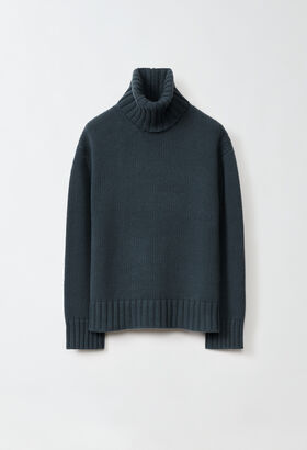 Fabiana Filippi Platinum sweater, petroleum GREY MAD224F546N1280000