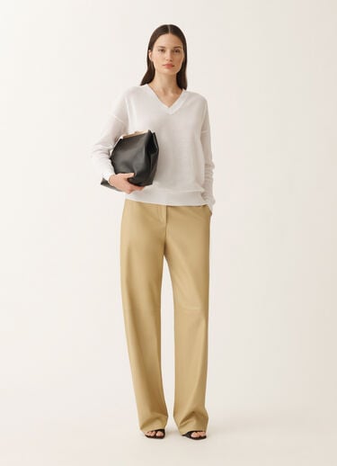 Fabiana Filippi Pullover aus Bio-Baumwolle, optisch weiß WEISS MAD275F546L3340000
