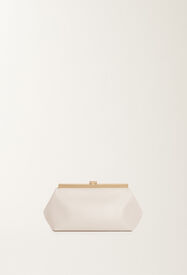 Fabiana Filippi Nappa leather clutch, butter BUTTER BGD265A849L2120000