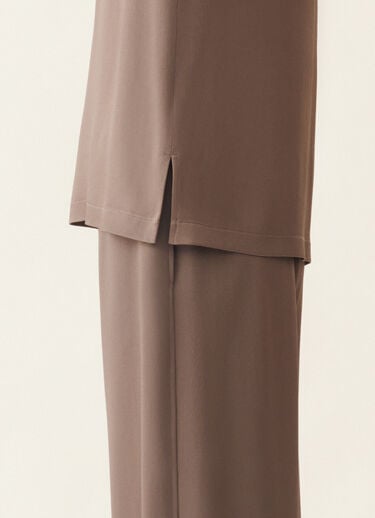 Enver satin top, falcon Fabiana Filippi Enver satin top, falcon Falcon TPD226F682M4650000