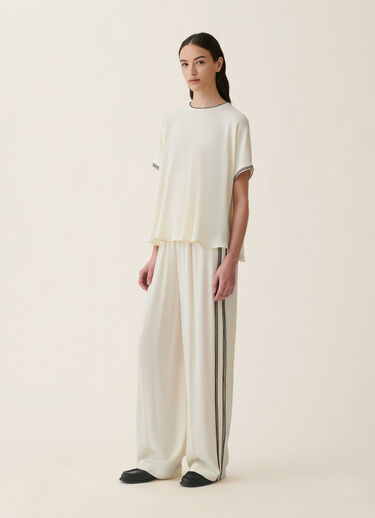 Top en crêpe de chine, beurre Fabiana Filippi Top en crêpe de chine, beurre Beurre TPD216F729M3570000