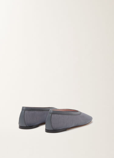 Ballerina flat in mesh, gray Fabiana Filippi Ballerina flat in mesh, gray Gray ASD266A850M0190000