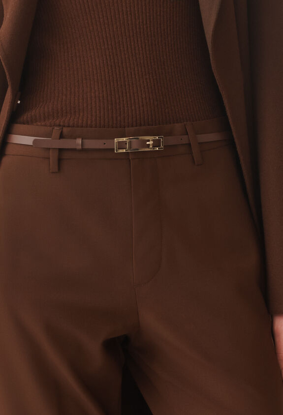 Fabiana Filippi Calfskin belt, ebony BROWN AAD215A037L8030000