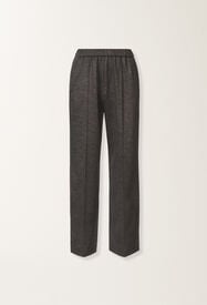 Fabiana Filippi Gubbio trousers in boiled wool jersey, slate Grey PAD225F322L6110000