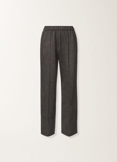 Fabiana Filippi Gubbio trousers in boiled wool jersey, slate Grey PAD225F322L6110000