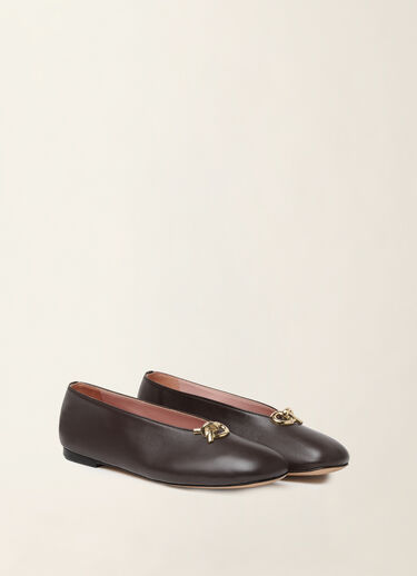 Fabiana Filippi Ballerines en nappa, ébène ébène ASD216A816M5120000