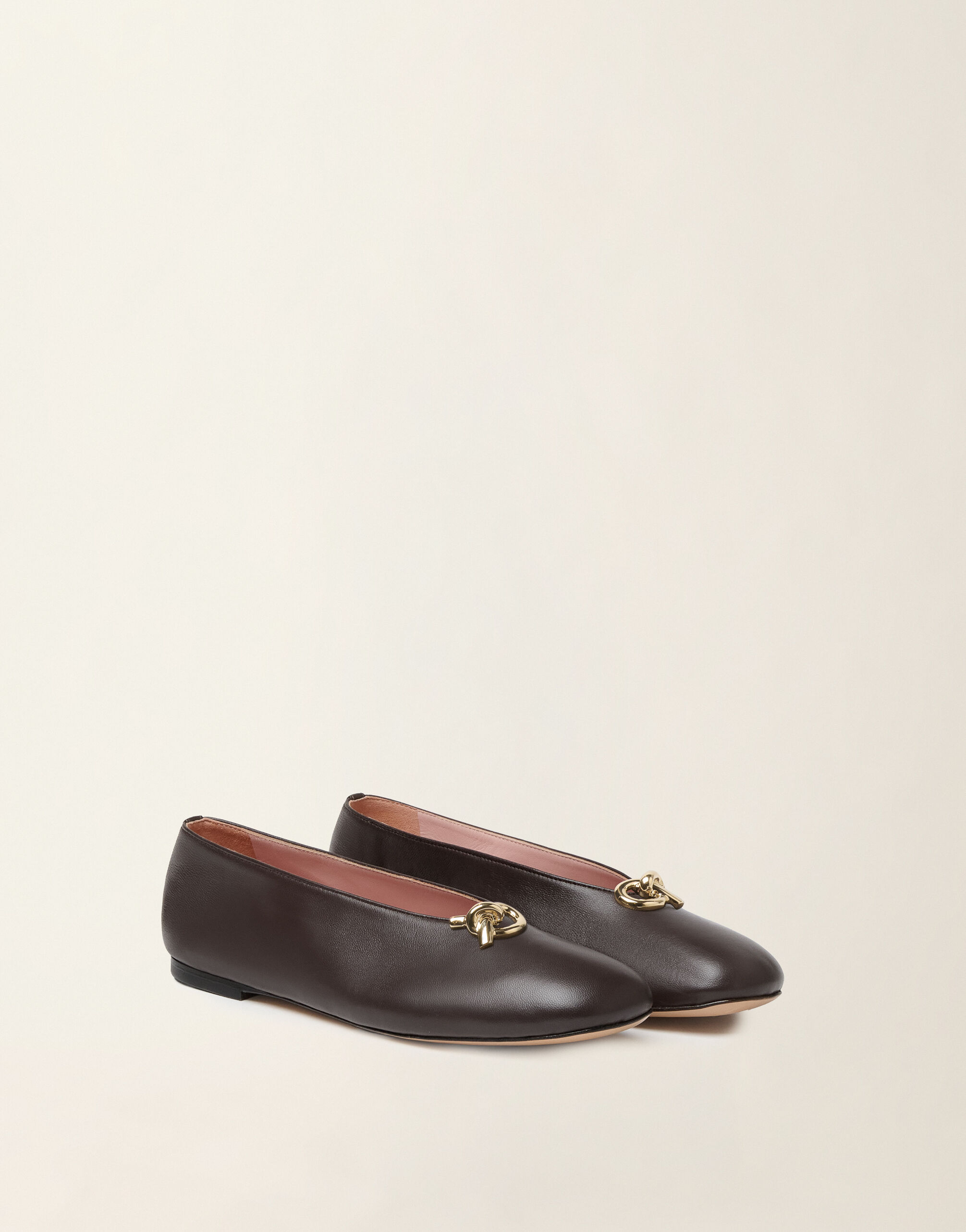 Fabiana Filippi Ballerines en nappa, ébène ébène ASD216A816M5120000