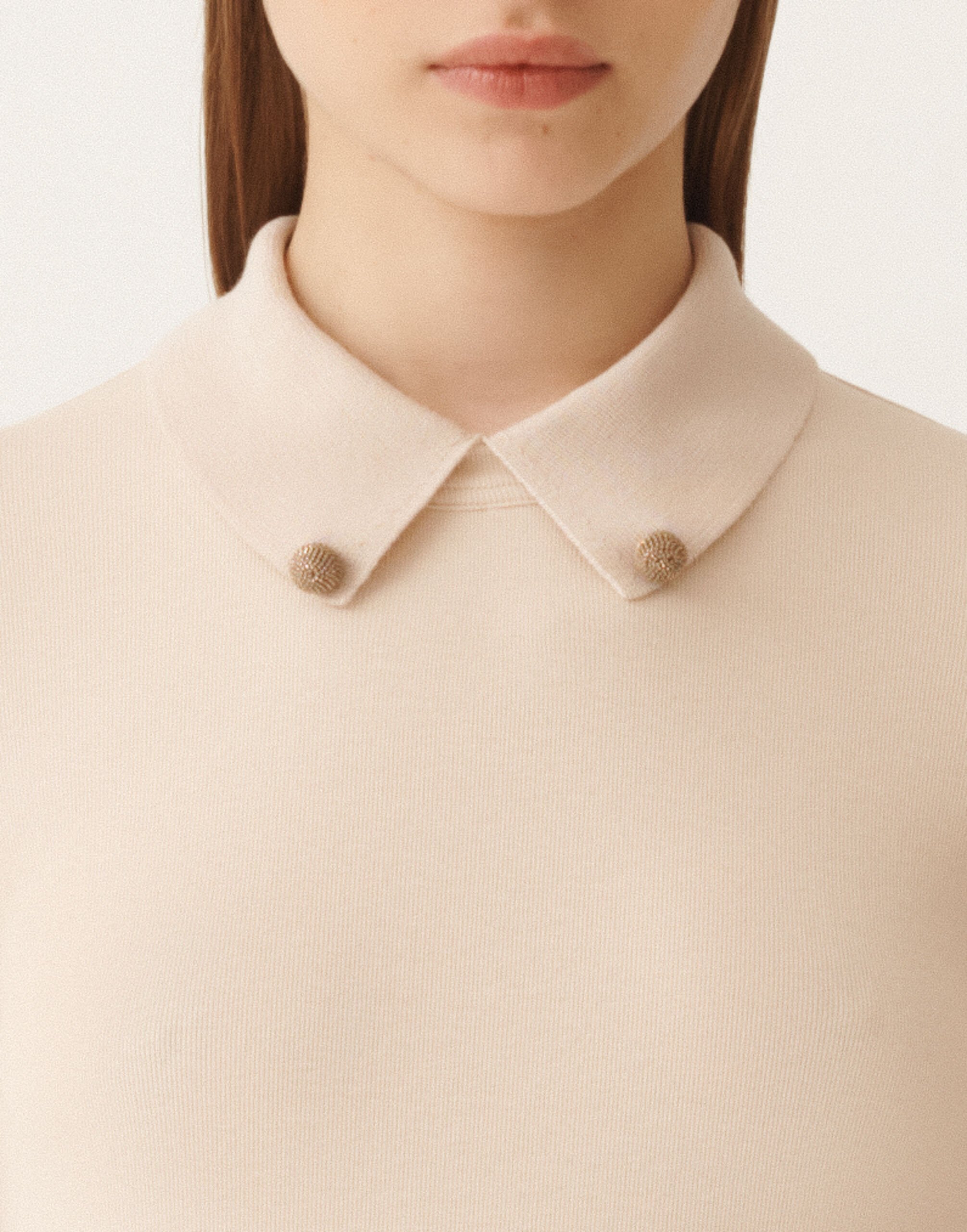 Fabiana Filippi Jersey T-shirt, cream PINK JED215F132L5760000