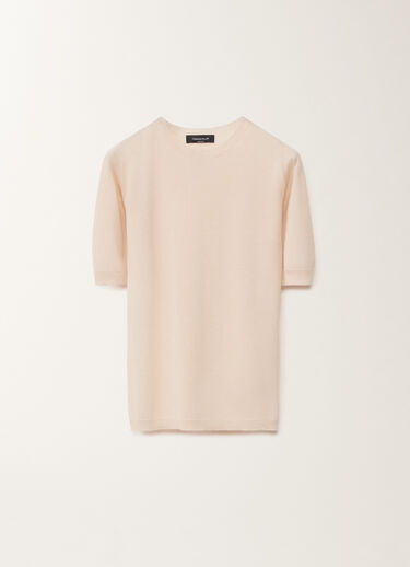 Fabiana Filippi Pullover aus Kaschmir und Seide, puderrosa ROSA MAD265F001N9070000
