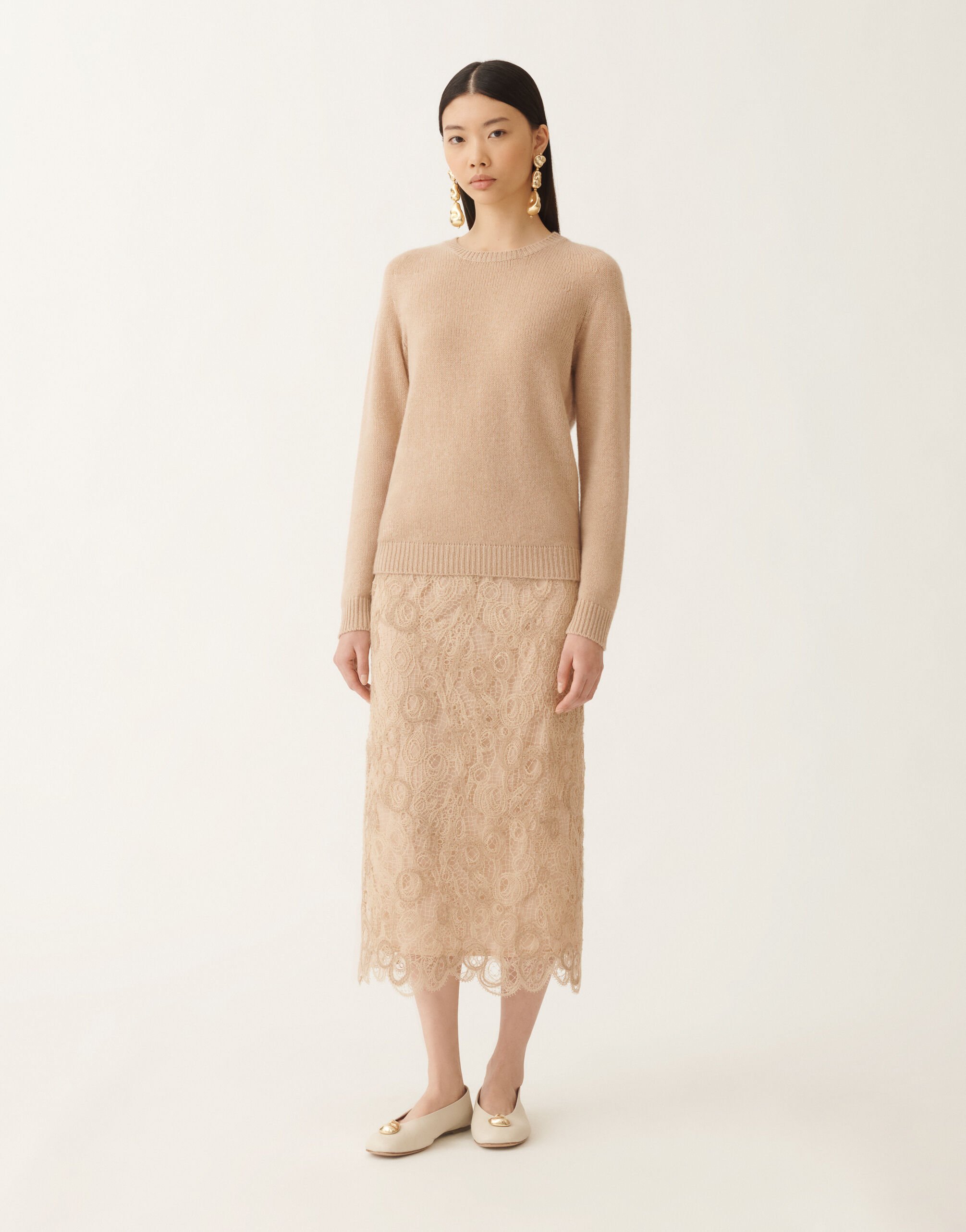 Fabiana Filippi Pullover aus Kaschmir, Buche Braun MAD215F012N9000000