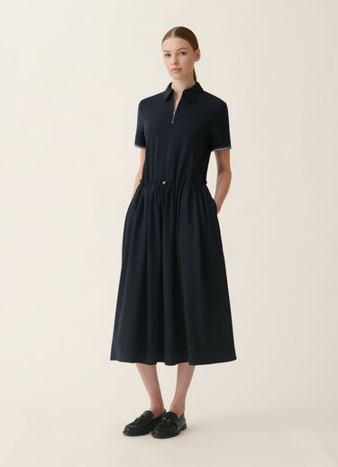 Fabiana Filippi Robe en jersey point Milano, bleu nuit Bleu nuit ABD216F138M3100000