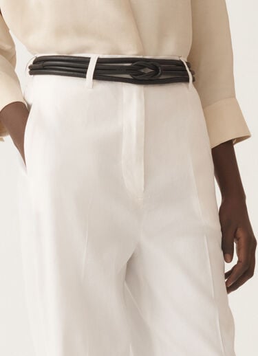 Fabiana Filippi Nappa leather belt, black SAND AADC02A034L4250000