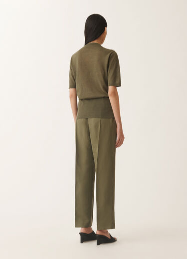 Fabiana Filippi Pullover aus Leinen, grasgrün GRÜN MAD275F539L3480000