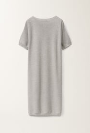 Fabiana Filippi Strickkleid aus Bio-Baumwolle und Lurex, felsgrau GRAU ABD265F467L2330000