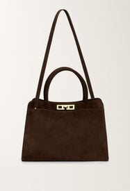 Fabiana Filippi Bolso grande de ante, ébano MARRÓN BGD215A851L8070000