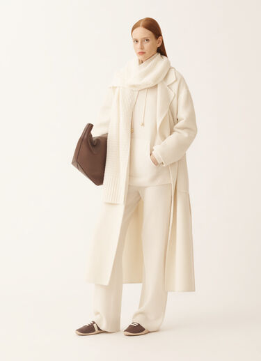Fabiana Filippi Trousers in Platinum, raffia White PAD225F335N1280000