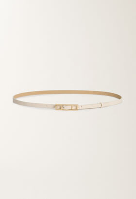 Fabiana Filippi Calfskin belt, butter YELLOW SAD265A814D8170000