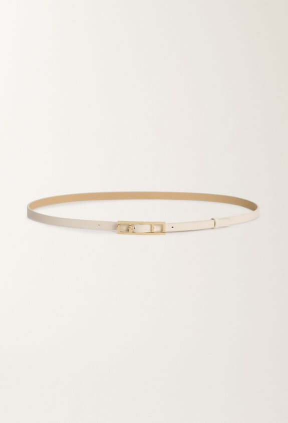 Fabiana Filippi Calfskin belt, butter BUTTER AAD275A037L2140000