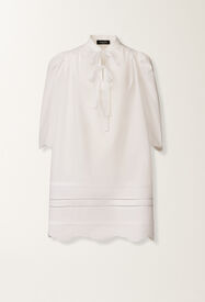 Fabiana Filippi Abito in popeline, bianco ottico BIANCO OTTICO ABD276F625M1270000