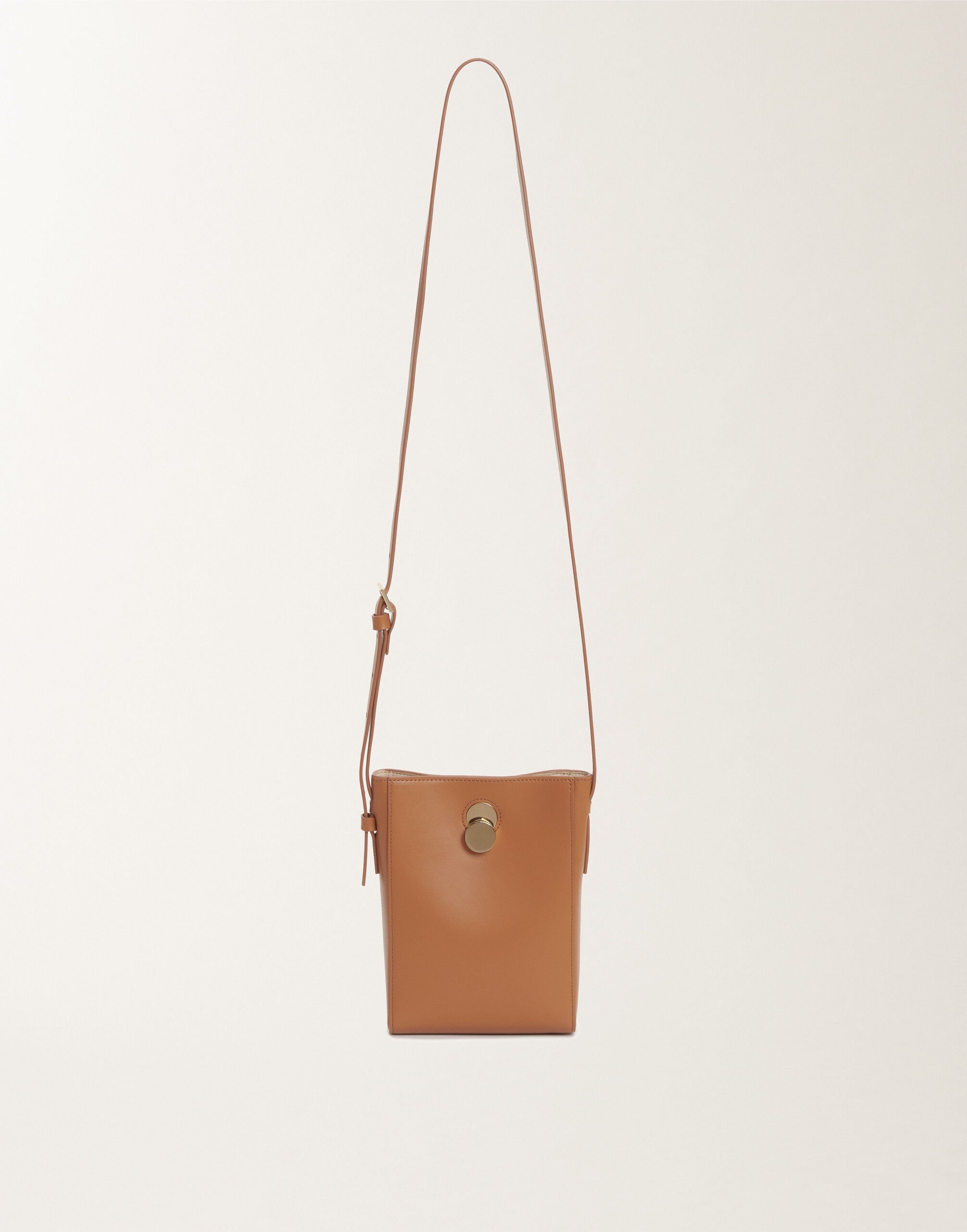 Tan handbag small top