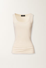 Fabiana Filippi Jersey-Top, Butterfarbe Butter JED266F602L8960000