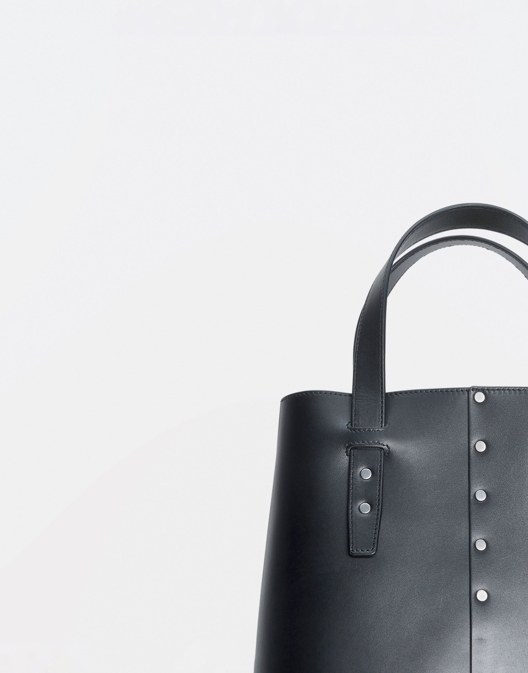 Fabiana Filippi Bolso tote mini de piel, negro negro BGD264A774I3370000