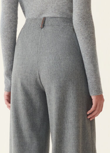 Oversized cargo flannel trousers, mineral Fabiana Filippi Oversized cargo flannel trousers, mineral Mineral PAD226F291M3780000