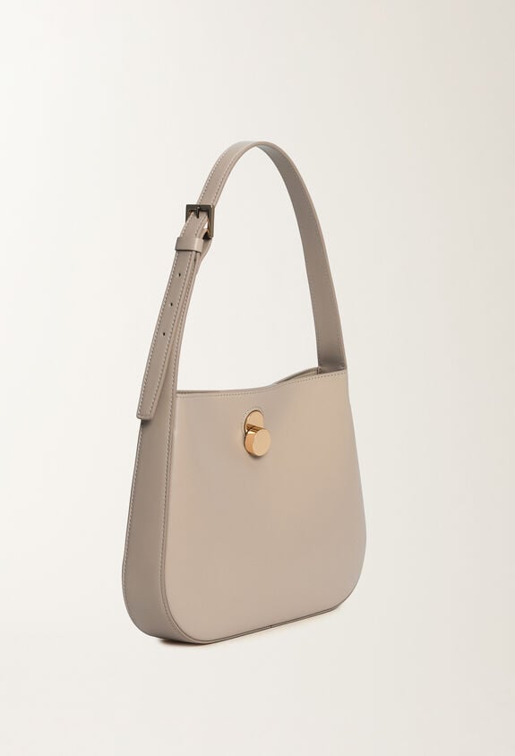 Fabiana Filippi Eclissi small calfskin hobo bag, marble GREY BGD215A858L8030000