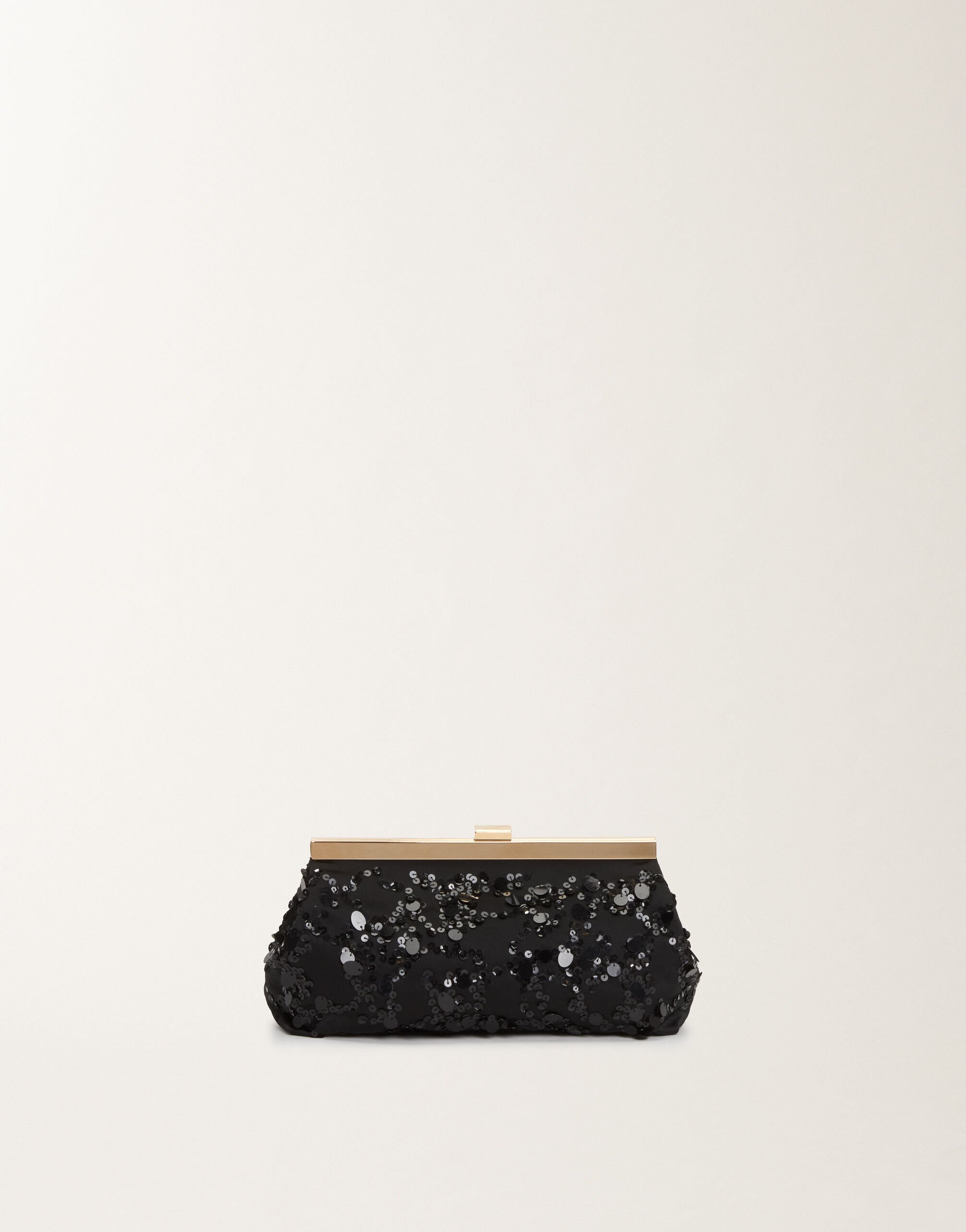 Fabiana Filippi Clutch with sequin embroidery BLACK BGD265A849L2560000