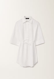 Fabiana Filippi Poplin tunic, optical white WHITE CAD275F650L3060000