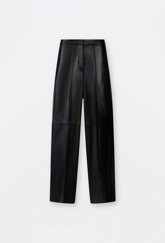 Nappa leather trousers, black Pants for Women