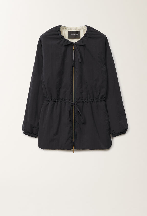 Fabiana Filippi Wavy technical jacket, midnight blue BLUE CTD275F721L3400000