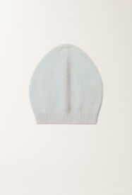 Fabiana Filippi Mohair cap with micro sequins, aqua Blue SAD266A880L7950000