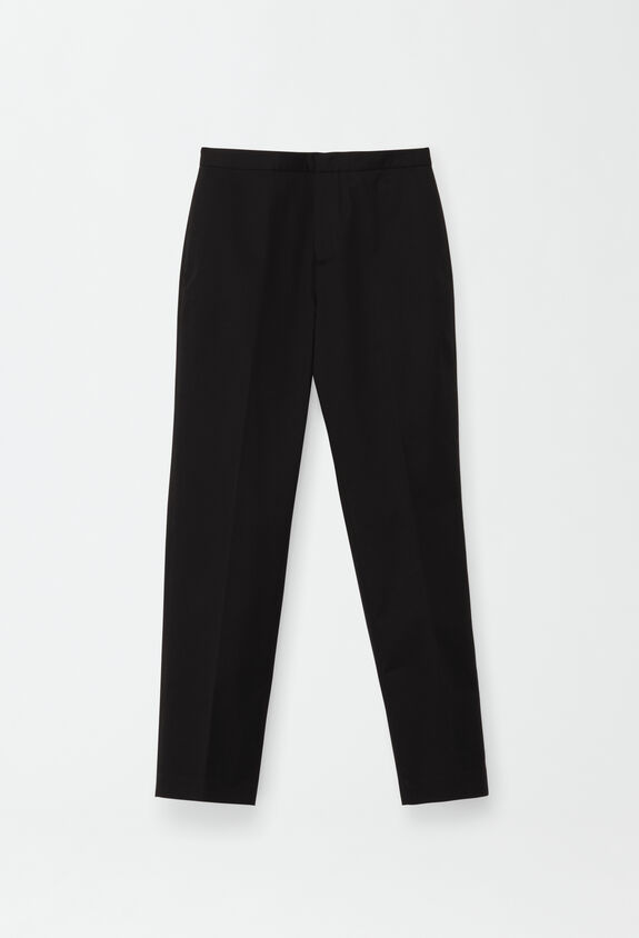 Fabiana Filippi COTTON GABARDINE REGULAR FIT TROUSERS BLACK PAD274F260H4630000