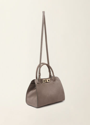 Fabiana Filippi Petit sac à main en daim, moka meringue Moka meringue BGD216A853M5000000