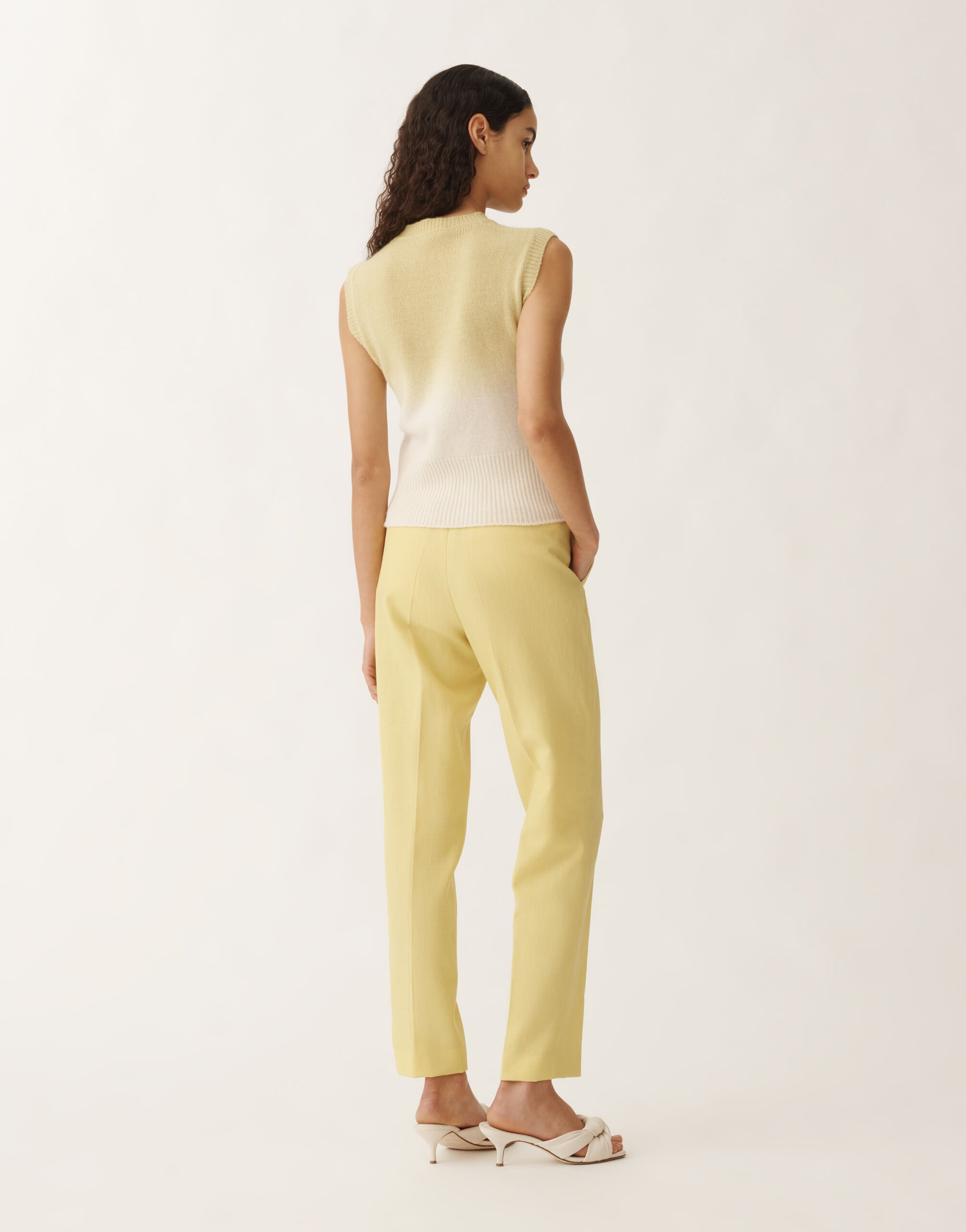 Fabiana Filippi Gradient platinum vest top, aloe GREEN MAD265F105L1600000
