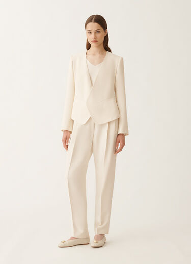 Fabiana Filippi Cady jacket, butter WHITE GCD215F208D8700000