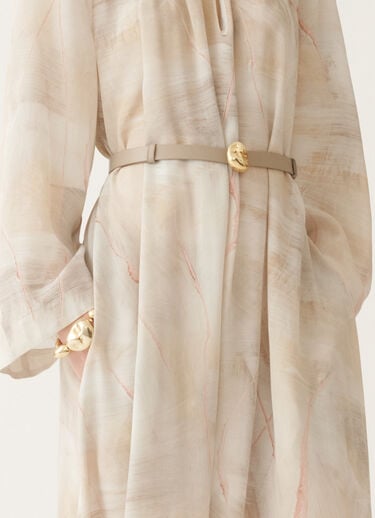 Fabiana Filippi Calfskin belt, marble GREY AAD215A829L8030000