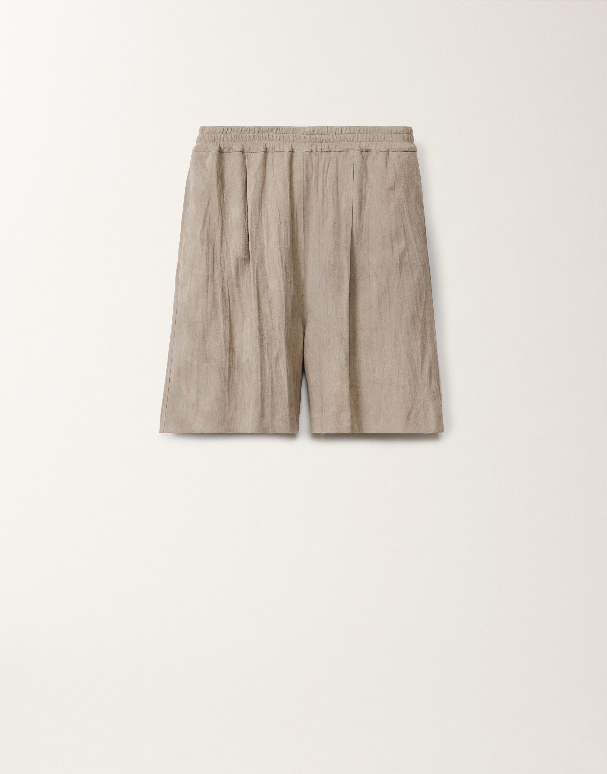 Fabiana Filippi Pleated suede shorts, clay CLAY PLD275F760D8620000