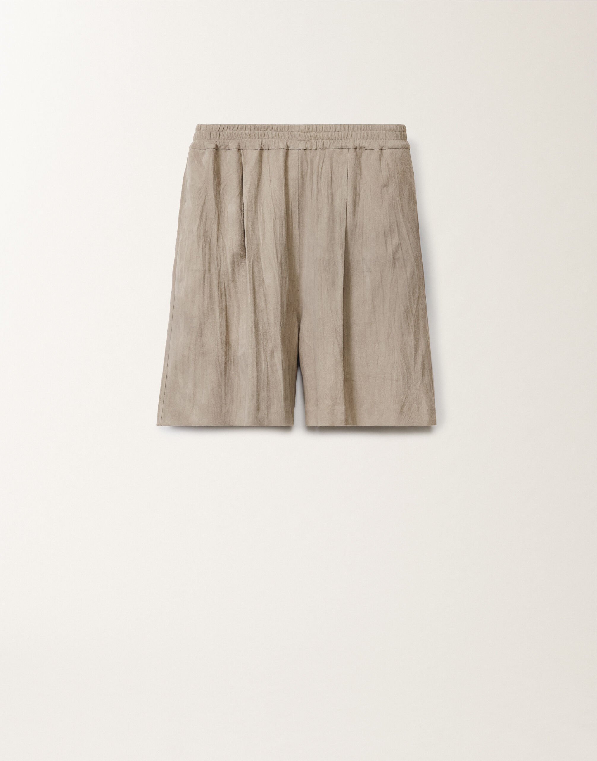 Fabiana Filippi Pleated suede shorts, clay CLAY PLD275F760D8620000