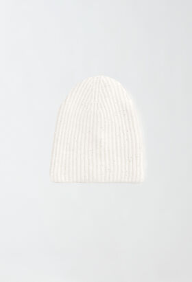Fabiana Filippi Sequinned beanie, raffia WHITE SAD265A810D8170000