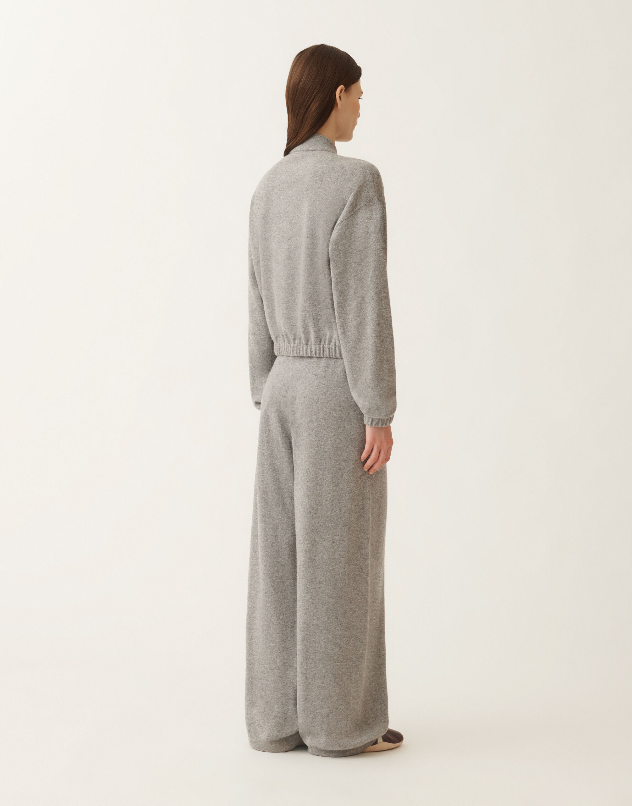 Platinum bomber jacket, rock grey for Women | Fabiana Filippi®