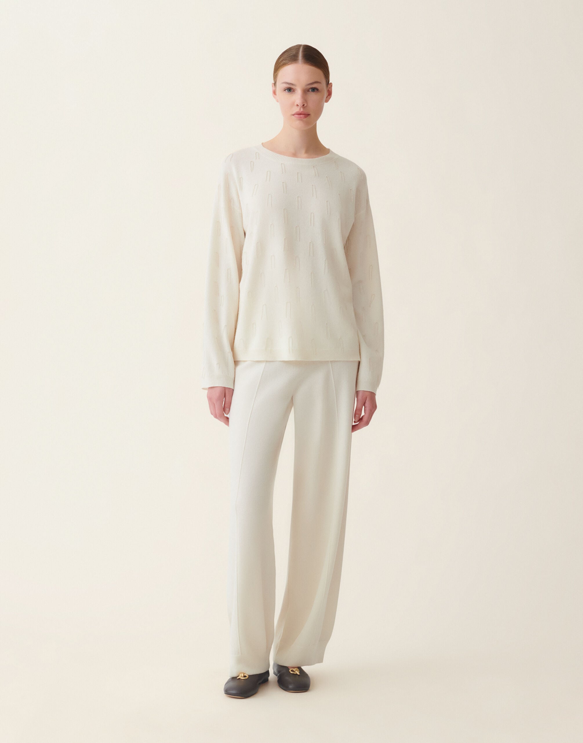 Fabiana Filippi Platinum sweater, raffia Raffia MAD216F395M2810000