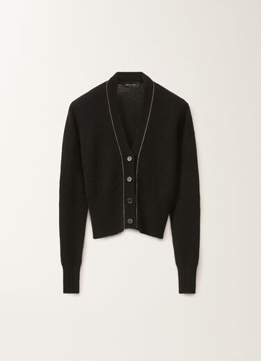 Fabiana Filippi Cardigan en gaze de cachemire, noir NOIR MAD265F038L1610000