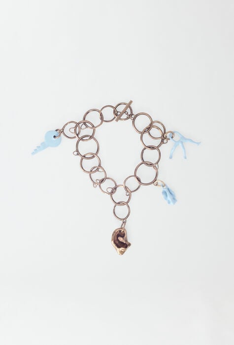 Fabiana Filippi Chain bracelet with pendants BXD274A964H1590000