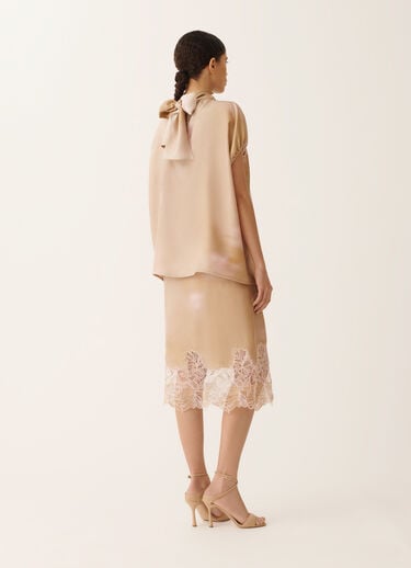 Fabiana Filippi Printed silk twill top, memento rosae MEMENTO ROSAE TPD276F748D9720000