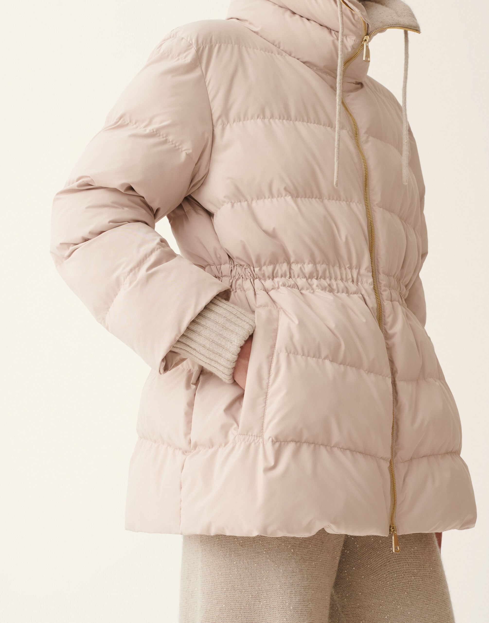Fabiana Filippi Midi ultralight technical down coat, cachà Cachà CTD226F658M3960000