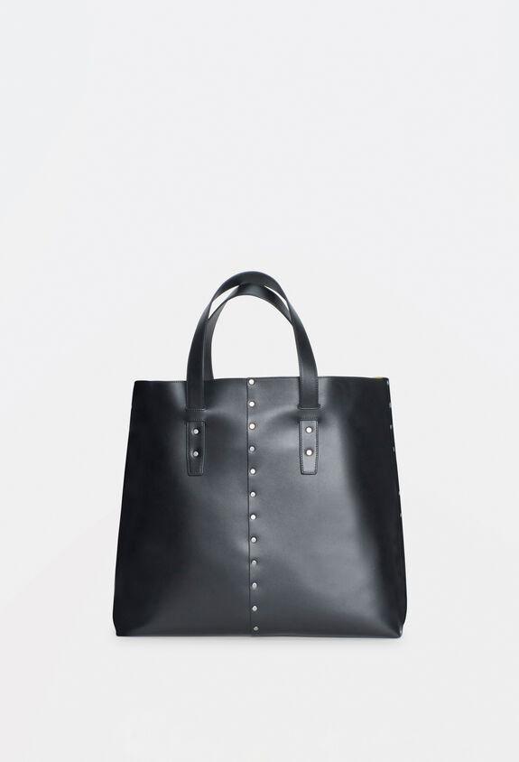 Fabiana Filippi Henkeltasche aus Leder, Schwarz Schwarz BGD264A755I3370000