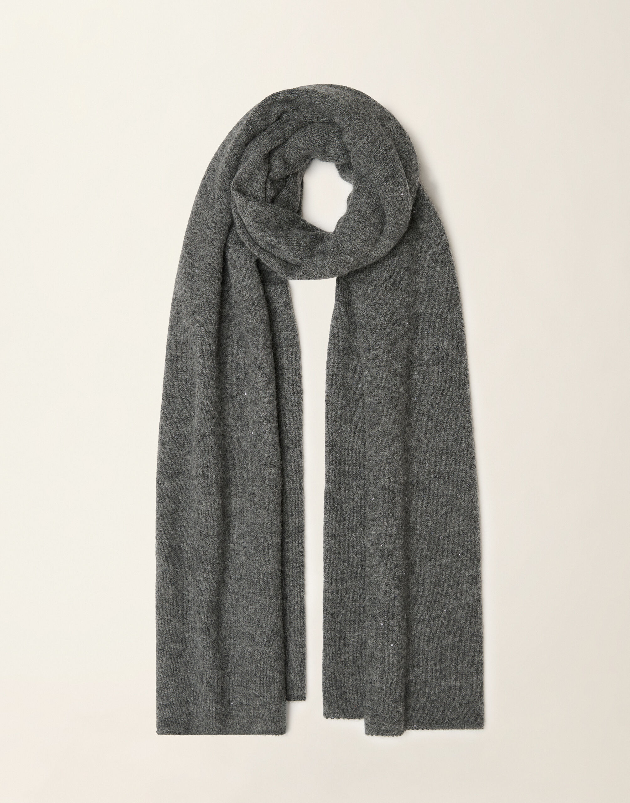 Sequin stole, charcoal Fabiana Filippi Sequin stole, charcoal Charcoal SAD226A949D2960000
