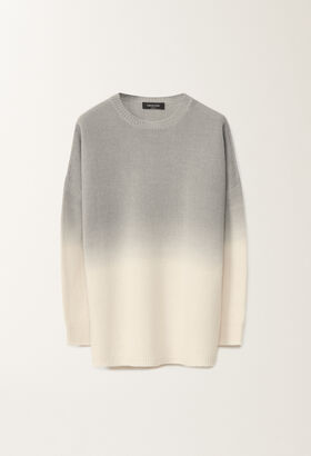 Fabiana Filippi Gradient platinum sweater, ash BLUE CTD275F255L3690000